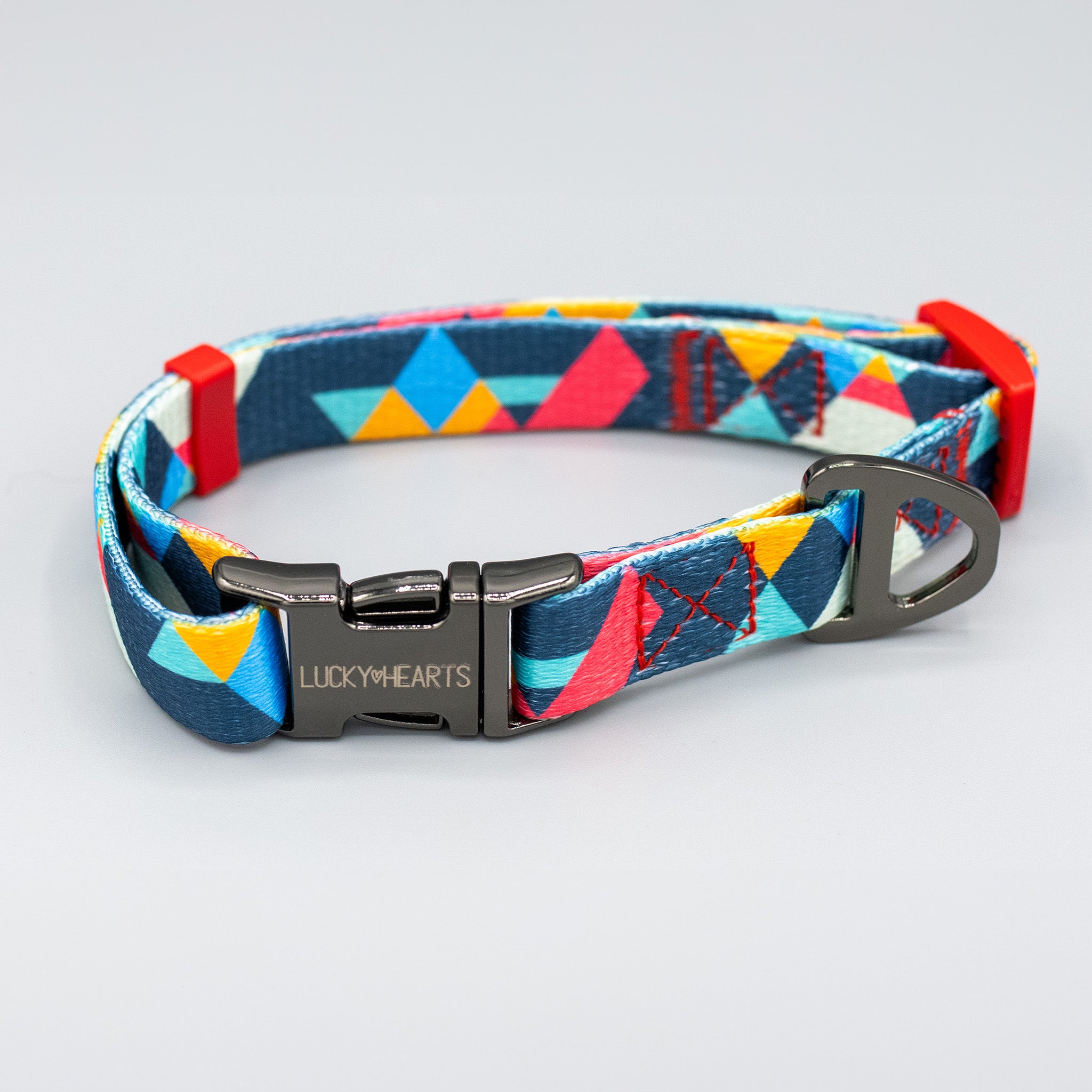 Halsband und Leinenset Rainbow Paws