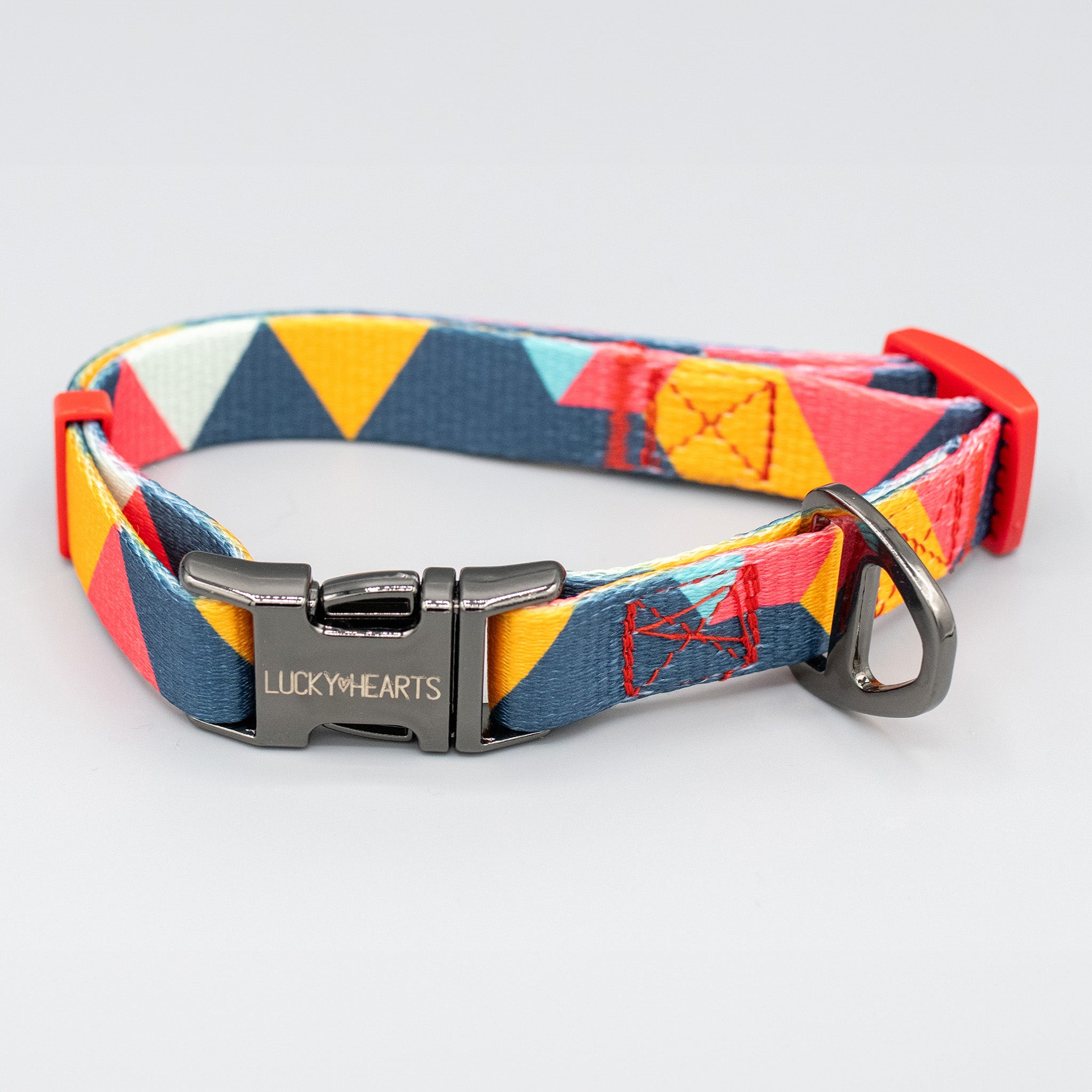 Halsband und Leinenset Rainbow Paws