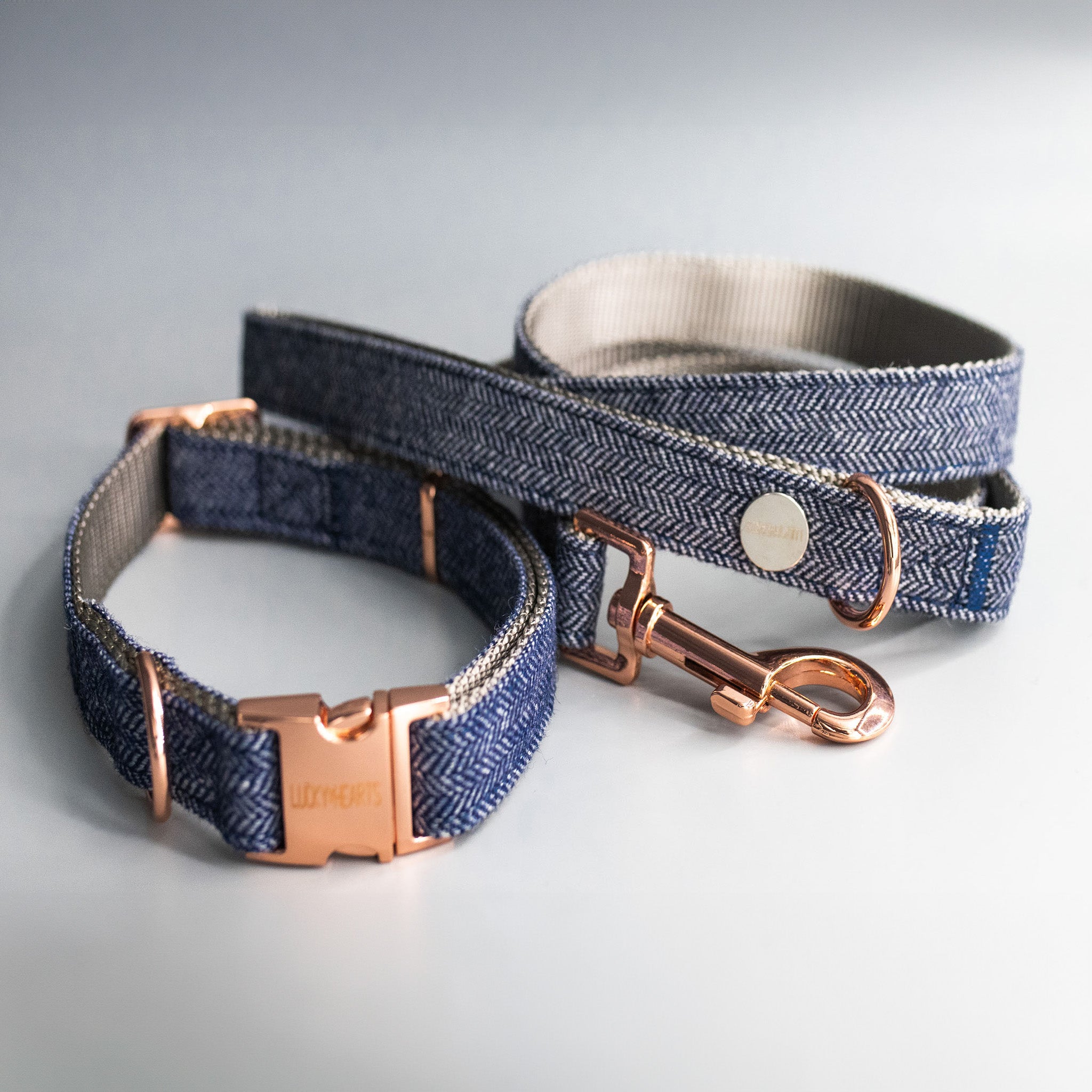 Halsband & Leinen Set Rosé
