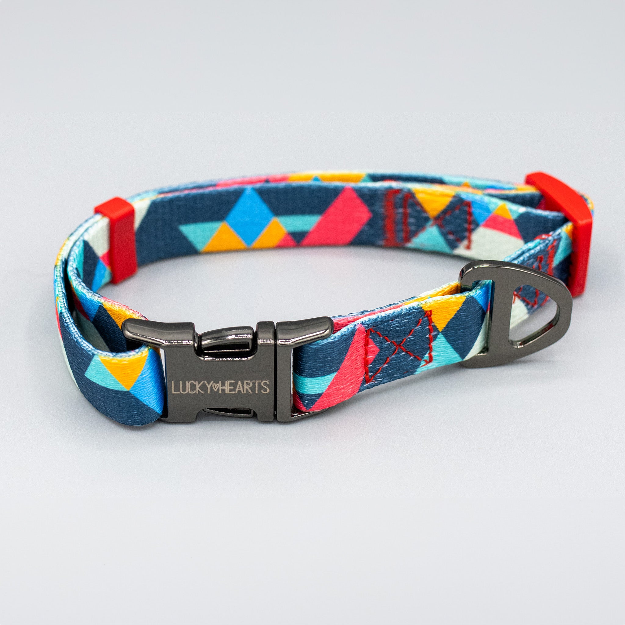 Rainbow Paws collar and leash set