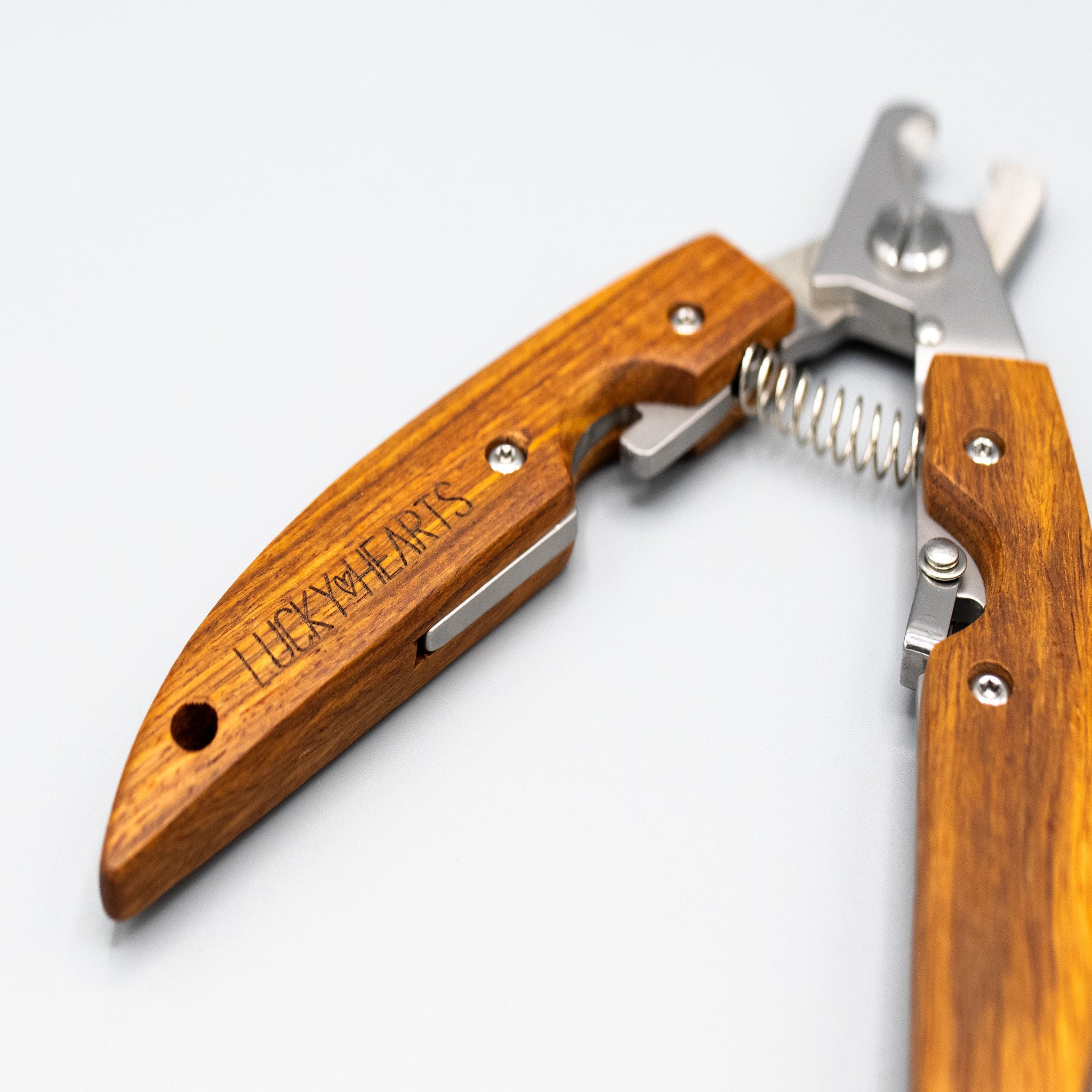 Premium claw pliers with wooden handle